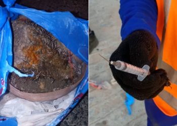 Agulhas, vidros e até um cacto são encontrados em lixos residenciais de Paulo Afonso; gari se furou com os espinhos