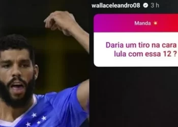 Wallace, ex-seleção de vôlei, se desculpa após enquete sobre dar tiro em Lula