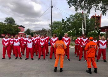 Bombeiros do 15º GBM em Paulo Afonso recebem orientações antes de embarcarem para a Operação Carnaval de Salvador