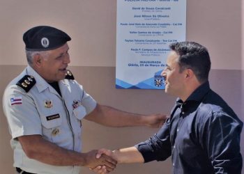 Prefeitura de Glória inaugura nova base da Polícia Militar no centro comercial