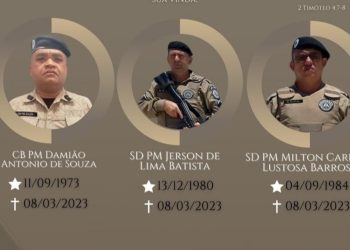 Três PMs e uma mulher morrem após colisão na BA 210 entre Curaçá e Abaré, na Bahia