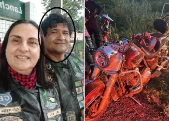 A caminho do Moto Paulo Afonso, casal de motociclistas colide em animal na BR-116; homem morre e esposa fica ferida