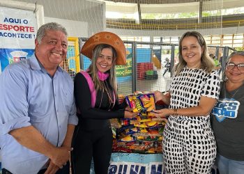 Mais de 2 toneladas de alimentos são arrecadadas na Trilha Maria Bonita e produtos serão entregues ao Banco de Alimento 