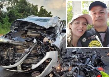 Mais um acidente fatal: marido e esposa morrem poucas horas depois de deixar o Moto Paulo Afonso
