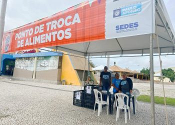 Ingressos do Arraiá da Rua D já podem ser trocados por 3kg de alimentos em estandes montados no Centro e BTN