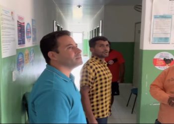Prefeito de Glória-BA, David Cavalcanti, realiza visita técnica ao posto de saúde do povoado Baixa das Pedras