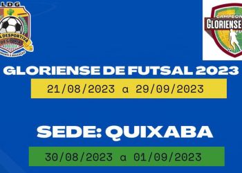 Três jogos darão sequência essa semana ao Campeonato Gloriense de Futsal no Ginásio Poliesportivo César Campos