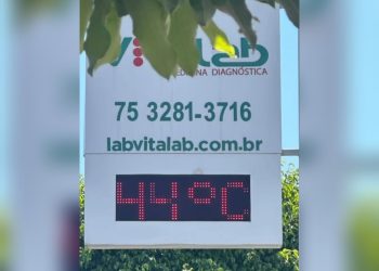 Paulo Afonso registra a tarde mais quente de 2023 com termômetro de rua marcando 44ºC