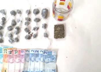 Polícia prende suspeito com tablete de maconha e 28 trouxinhas da droga em Paulo Afonso