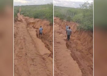 “Só passa avião!” – diz morador ao mostrar crateras em estrada de acesso ao Raso da Catarina [VÍDEO]