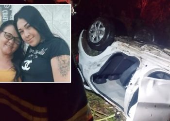 Luto em Glória-BA: mãe e filha morrem após carro capotar na BR-423