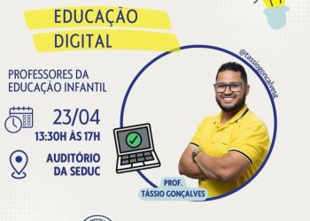 Prefeitura de Glória-BA promove formação continuada em Educação Digital para professores da rede municipal
