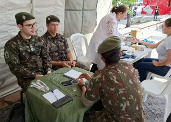 Exército realiza Ação Cívico Social na Avenida Getúlio Vargas; Prefeitura apoia evento