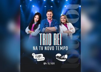 Trio Rei, de Paulo Afonso, está em São Paulo para participar do programa Caixa de música, na TV Novo Tempo