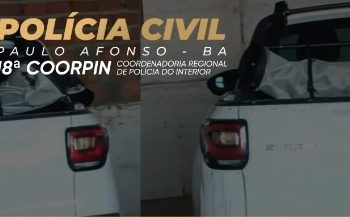 Equipe da Polícia Civil recupera dois veículos com restrição de furto/roubo em Paulo Afonso