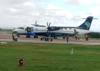 Paulo Afonso fica novamente sem conexões aéreas de passageiros: “Essa é a última foto de um voo comercial no nosso aeroporto”