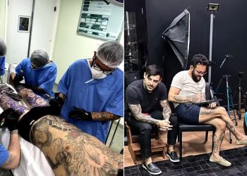 Ex-deputado federal e cantor Igor Kannário é sedado para sessão de tatuagem de 8h na Bahia