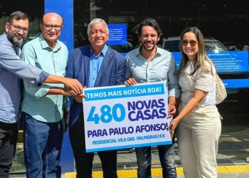 Com articulação do deputado Mário Júnior, Marcondes assina convênio com a Caixa que garante 480 casas populares para Paulo Afonso