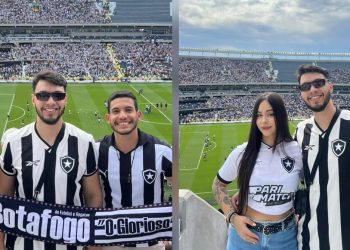 Pauloafonsinos vibram com título inédito do Botafogo na Libertadores; grupo viajou até Buenos Aires para assistir à grande final