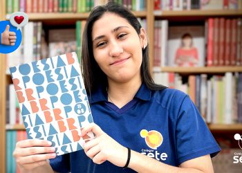 Giulia Emanuelly, aluna do Colégio Sete, assina capítulo do livro Poesia BR