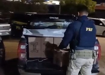 Em Juazeiro (BA), PRF apreende mais de 1.400 perfumes falsificados