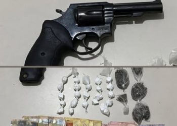 Arma de fogo e drogas são apreendidas no BTN 3 em Paulo Afonso