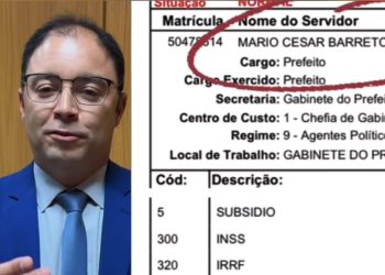 Prefeito de Paulo Afonso, Mário Galinho, cumpre promessa: doará R$ 8 mil e salário líquido baixará para R$ 16.788,58; entenda