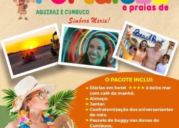 No mês das férias, a ‘Maria Bonita Turismo’ vai te levar para Fortaleza e praia do Cumbuco