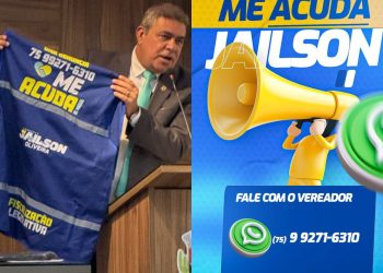 Vereador Jailson Oliveira lança canal de denúncias “Me Acuda” e reforça atuação como líder de oposição