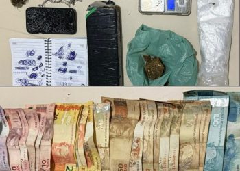 Homem é preso por tráfico de drogas em Paulo Afonso após abordagem da PM na Rua Vereador José Moreira