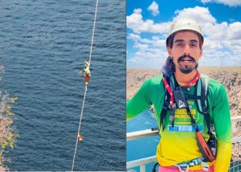 Atleta baiano quebra recorde mundial de Waterline em Paulo Afonso
