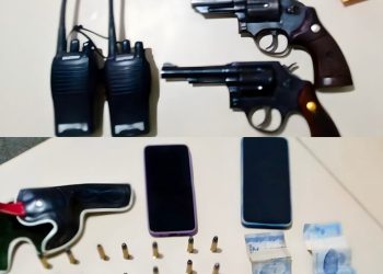 RONDESP Nordeste apreende armas, munições e equipamentos durante abordagem na BA-210, em Glória (BA)