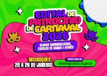Prefeitura de Delmiro Gouveia abre chamada pública para patrocínio do Carnaval
