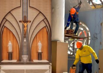 Catedral Nossa Senhora de Fátima inicia reforma e divulga andamento das obras