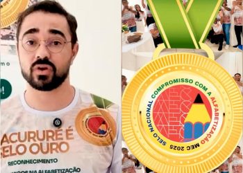 Única da região, Macururé conquista Selo Ouro de Alfabetização do MEC; prefeito Bergue de Josias comemora