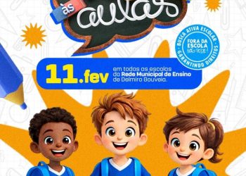 Volta às aulas 2026 acontece no dia 11 de fevereiro em Delmiro Gouveia