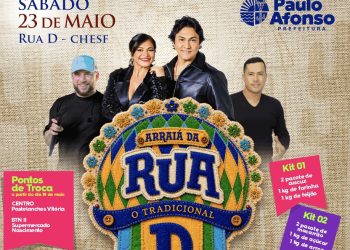 Tradicional Arraiá da Rua D volta ao seu local de origem e abre os festejos juninos de Paulo Afonso; veja atrações