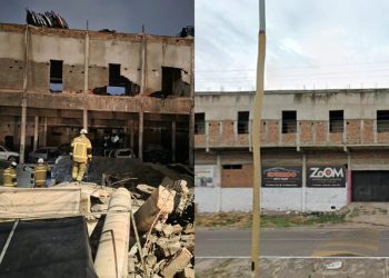 Após desabamento na Prainha, Prefeitura informa em nota que estrutura estava ” formalmente condenada por riscos estruturais” e confirma que não houve feridos