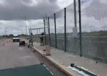Começa a instalação das telas de proteção na Ponte Metálica, símbolo de esperança para salvar vidas