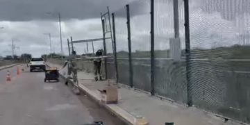 Começa a instalação das telas de proteção na Ponte Metálica, símbolo de esperança para salvar vidas