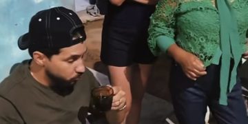 Humildade que conquista: após show na Quixaba, em Glória-BA, Iguinho e Lulinha param para tomar café na casa de uma fã