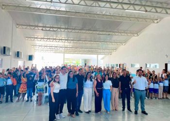 Prefeita Ziane Costa inaugura reforma e ampliação da EMEB Dr. José Correia Filho no Jardim Cordeiro