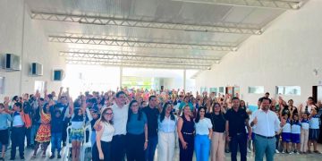 Prefeita Ziane Costa inaugura reforma e ampliação da EMEB Dr. José Correia Filho no Jardim Cordeiro