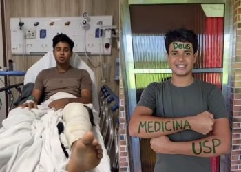 Baiano que passou em 1º lugar em Medicina na USP deixa a UTI após complicações em cirurgia