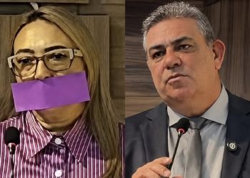 “Ninguém vai me silenciar”: Cícera Macário usa fita lilás e rebate declarações de Jailson Oliveira na Câmara