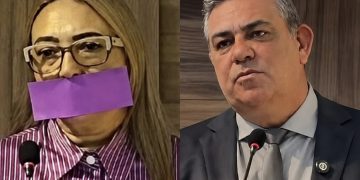 “Ninguém vai me silenciar”: Cícera Macário usa fita lilás e rebate declarações de Jailson Oliveira na Câmara