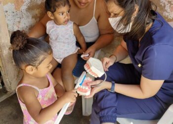 Glória-BA promove ação de saúde bucal na primeira infância