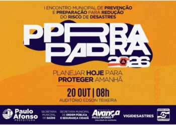 PREPARA 2026: Evento debate prevenção de desastres e lança Plano Municipal de Contingência Multirrisco na terça-feira (20)