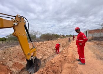 Obras de saneamento básico no povoado São José avançam em ritmo acelerado em Delmiro Gouveia