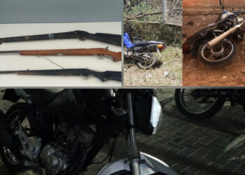 Em 72 horas, PM apreende três armas e recupera três motocicletas em Paulo Afonso